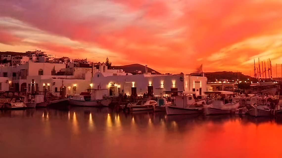 moonlight cruise in paros