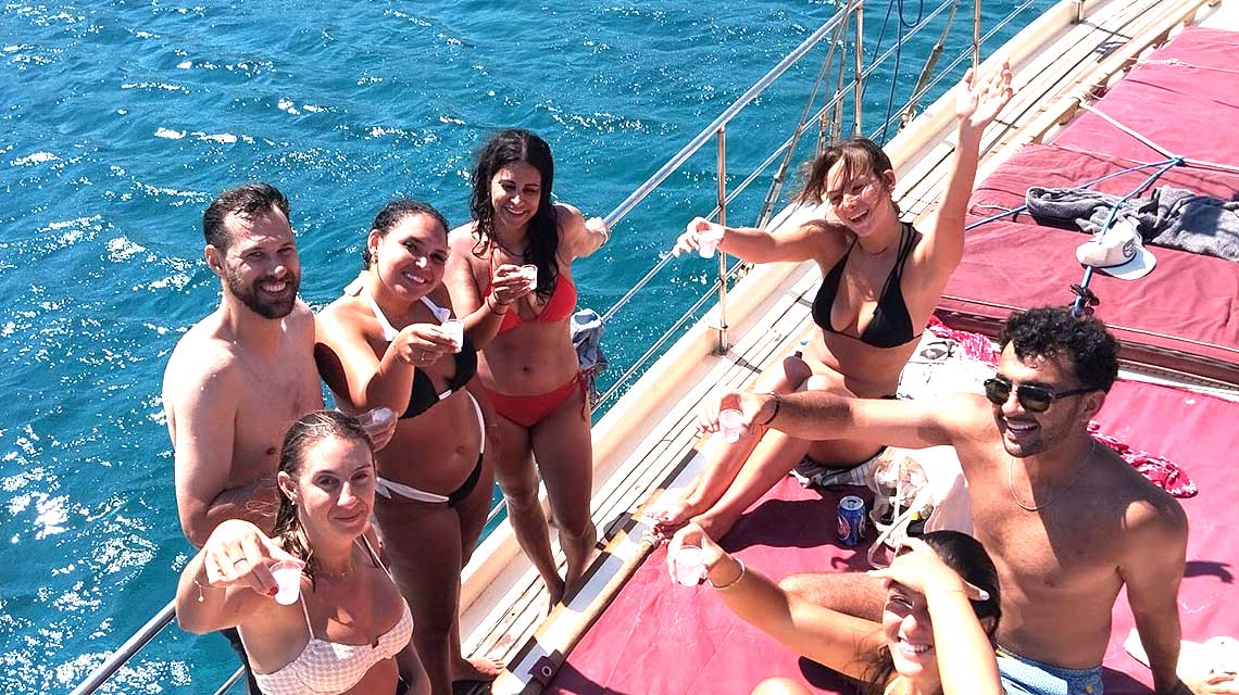 private cruising with friends